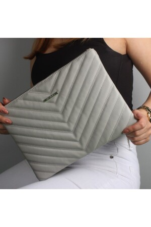 حقيبة يد من الجلد للمرأة 1615 رمادية 1615C - My Valice