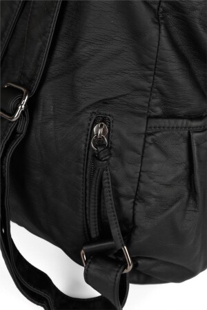 16496 Damenrucksack aus gewaschenem Leder - 7