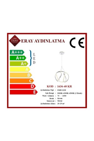 1666-40 Chrom-LED-Kronleuchter 1636-40 KR - 4