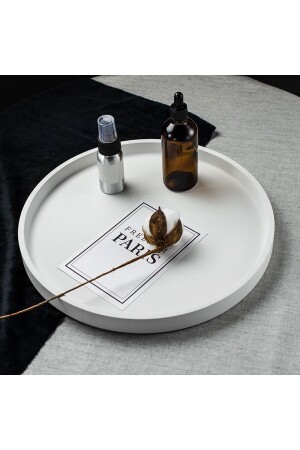 مكنسة المزخرفة المعدة الأغراض العرض الجوب الصندوق لوحة المجوهرات - حامل لوحة المنظمات الشمعة 17 سم 2 سم - Tth Takatuka Hediyelik