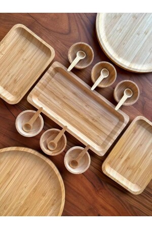 (منز) - (إيكون) 17 قطعة (بامبو) - (فطور) - (فطور) - (فطور) - (فطور) - (فطور) - (فطور - Bambum