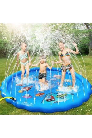 170 cm große Spielmatte mit Springbrunnen, Spritzwasser, Pool-Wasserrutsche 00117000170 - 4