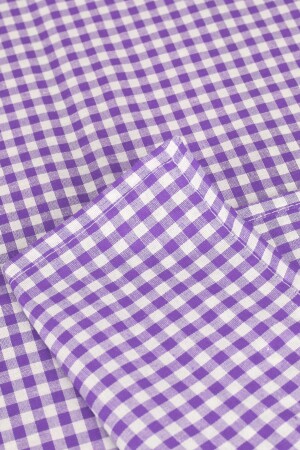 170 x 170 cm Gingham-Muster-Tischdecke – Picknick-Tuch – Tischdecke – Lunch-Tuch - 4