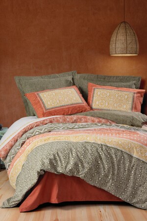 مـنـز - قومية مزدوجة غطاء غطاء طلاء طواف 1749p - Cotton Box