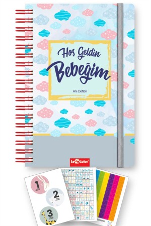 كتاب ذاكرة الطفل ومذكرة الحمل 17x24 120 جرام - Le Color