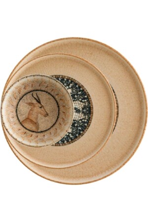 (منتز-ميسوبوتاميا) الموسيقي 18 قطعة عشاء مجموعة 54645645 - Bonna Porselen