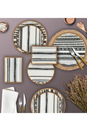 (مينز-إلينكو) 18 قطعة طعام وجبة إفطار لـ 6 أشخاص - Porland