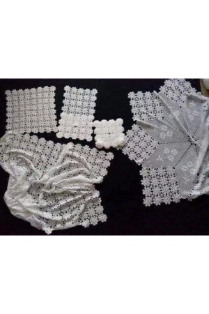 منز-سون موتيف يدويًا ثقب 18 قطعة غرفة المعيشة مجموعة (فيسكو مدرجة) dop6970939igo - Köşem Çeyiz