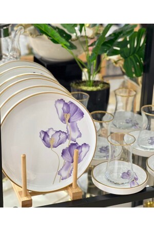 18 Parça Lotus Pasta Çay Saati Seti - Onedekor