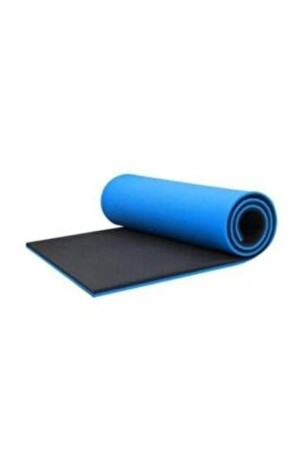 180 x 60 Yıldız 16 Mm En Kalın Egzersiz Pilates Minderi Kamp Yoga Mat Çift Taraflı 180x60 Mavi-siya - 4