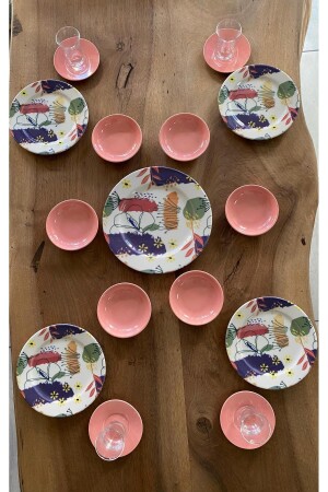 19 Parça Porselen Kahvaltı Takımı - Lujo