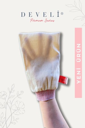 1973 Ecru Peeling Glove 100 % Flush Silk Scrub Bath Bath Scrub Geeignet für alle Hauttypen DevMeh20 - 3