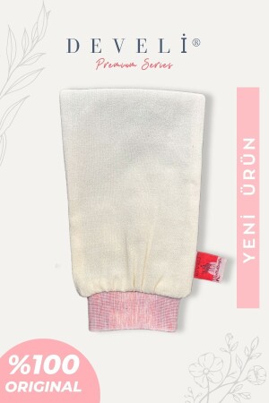 1973 Ecru Peeling Glove 100 % Flush Silk Scrub Bath Bath Scrub Geeignet für alle Hauttypen DevMeh20 - 2