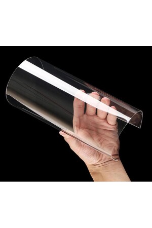 1mm Şeffaf Pleksi Levha Cam Görünümlü Pleksi Kırılmaz Pleksi Apet Levha - Hakel