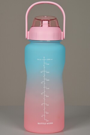 2. 000 ml motivierende Wasserflasche, Wasserflasche, Wasserflasche, 2 l, 2 l - 3