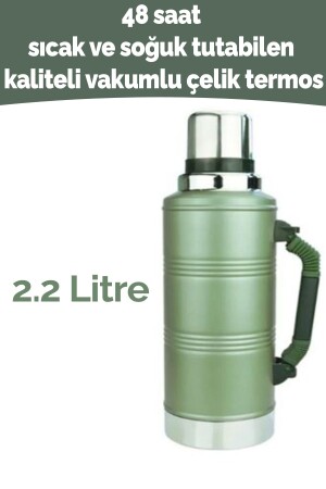 2. 2 l Vakuum-Edelstahl-Thermoskanne mit 48 Stunden garantierter Temperatur PL-1153 - 1