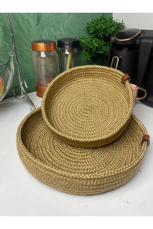 مجموعة من السلة المزخرفة متعددة الأغراض 2 قطعة ، منظمة ، سلة المزخرفة سلة المزخرفة مجموعة 2 ليتم - MaVaux