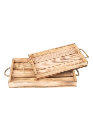 مجموعة من صناديق الخشب من 2 2 صناديق - Trend Kitchen