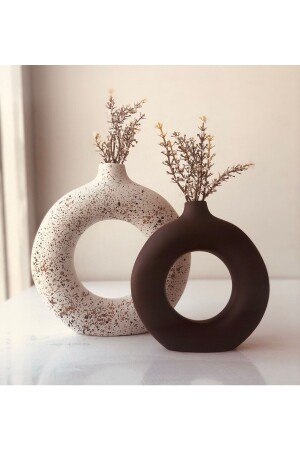 مجموعة من الحلقات من الشوكولاته من 2 20 × 17 - 15 × 14 سم - Thiramis Homeconcept