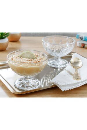 كأس جليدي من زجاج غني من 2 قطع 200 مل شفاف 10030303 - English Home