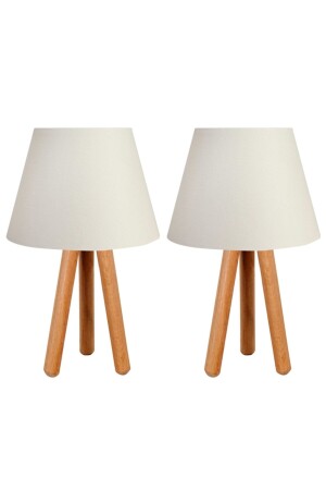 مجموعة من 2 مكونات من 3 أرجل من الشعاب الخشبية البيضاء ev-33 - EvLight