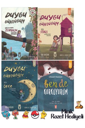 2. 3. Sınıf Okuma Seti 4 Kitap Duygu Günlüğüm Serisi ve Ben de Korkuyorum - 2