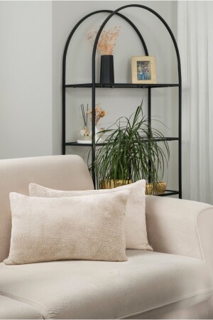 مجموعة من الأقمشة المزدوجة من الجانب المريخ من 2 35x55 سم هدية ديكوراتية بلوش رمي وسادة غطاء وسادة قضيب - Formeya