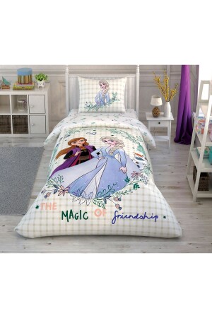 ديزني مُجمد 2 صداقة القطن مرخصة غطاء القماش مجموعة 3607-205 - Taç