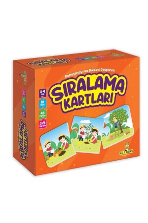 2-4 Yaş Sıralama Kartları Konuşmayı Ve Dikkati Geliştiren Puzzle - Olay Sıralama Kartları 978-201 - 3