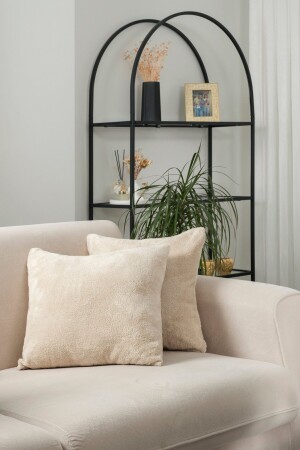 مجموعة من الأقمشة المزدوجة المزدوجة من 2 44x44 سم هدية ديكوراتية بلوش رمي وسادة غطاء وسادة قضيب - Formeya