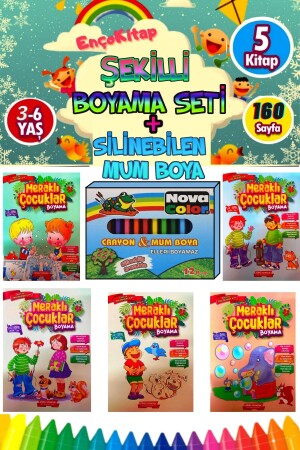 2-6 Yaşa Uygun Eğitici Boyama Ve Etkinlik Seti ençokitap12 - 1