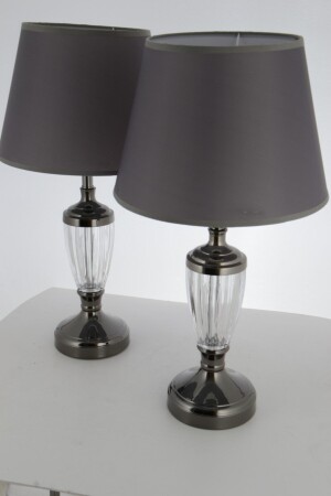 م.ن.ز-جاسمين 2 قطعة بلاتين - شديد الدرع الارضي - AbajurAksesuar