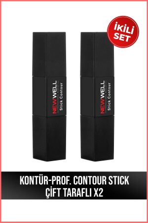 2 Adet Kontür - Prof. Contour Stick - Çift Taraflı - 2