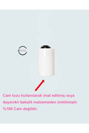 2 Adet- Opal White Glass One, Mutfak Avize,çocuk Odası Avize, Koridor Avize, Antre Avize S014OPLWG2AD - 9