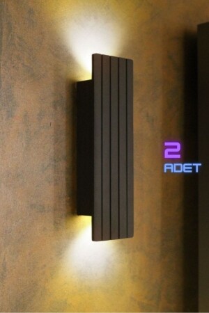 مصباح الليل (سوداء نصف ماتة-شمس) 2 قطع AP00002P - Emriba