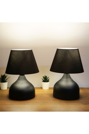 مجموعة من 2 مادة من المعدات الجسم الأسود النسيج المصابيح المظلة Ayd-3123 - Homing