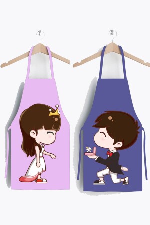 (منز-ايز) المنزل عروس العريس الحب مجموعة من 2 المسامير المطبخ (دودي) - Ayshome