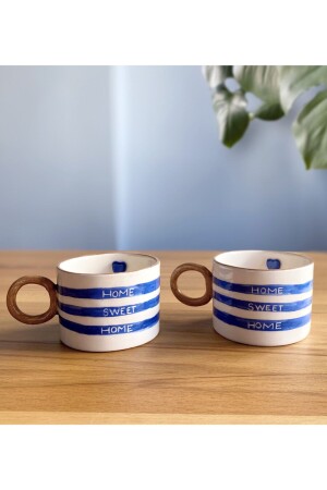 مجموعة من 2 كوبات قهوة من الكربون المجمعة في المنزل - Barro Valiente