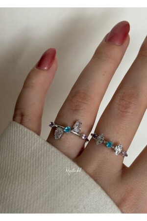 حزمة من 2 حلقات ذات ألوان أدنى - Kiligistanbul