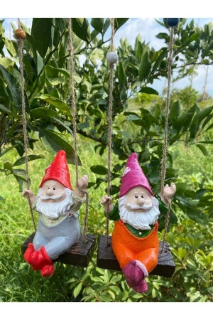 مجموعة من 2 أزياء حديقة القزم المتحركة - Dikenlitel