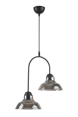 غرفة المعيشة - المطبخ - غرفة النوم اللون الأسود الزجاج المدخن 2 قطع الشنابل DLB23 - Modavize