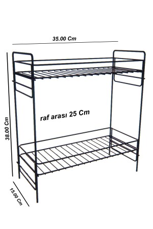 2 Ebenen für Waschbecken unter der Theke, Badezimmer, Küchenschrank, Mehrzweck-Organizer, Waschmittelhalter, Organizer - 5