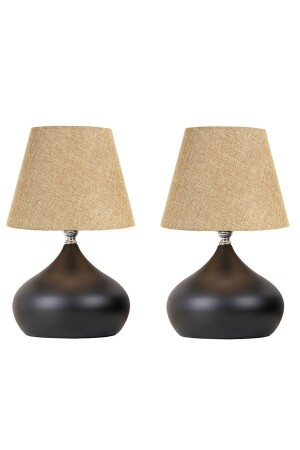 مجموعة من 2 مصباحات طاولة كوبيجي كوبيجي لامپات معدنية واحدة EV-324 - EvLight