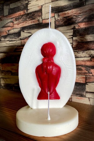 مُستحيل من الهدية المُعدّة على أساس السيدة المُحَطّمة صورة شمعة صويا الشمعة مجموعة 2 - Fantastik Sanat Atölyesi