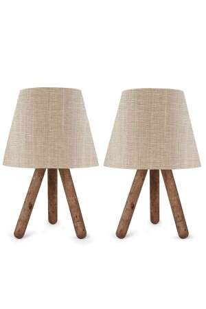 مكنز التصميم الخشبية ثلاثي الأرجل شمعة مجموعة 2 - Homing