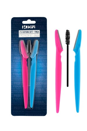 مجموعة من 2 مقص و فرشاة مفرج - Kifi