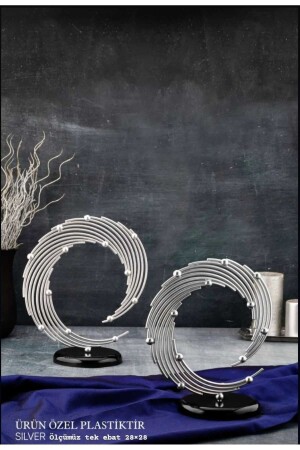 MNZ-pack من 2 ملحقات مزخرفة من البلاستيك كائن تصفيف الرياح المزخرفات المنزلية والمكتبية - Decoor Mall