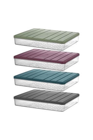 المطبخ 2 Li Nora مخزن 23x28x5 سم 2.5 لتر ST18517 - Selka