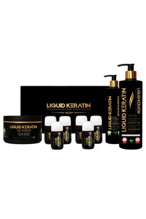 م.ن.ز-بوتوكس الشعر (رقم 2) كيراتين الرعاية والحمله الكاملة للفيض والحرق والكسر والشعر المكسور - Liquid Keratin