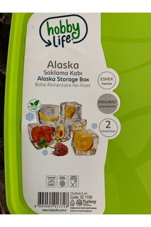 2 Liter Alaska No Frost Vorratsbehälter 4 Stück 392310-007 - 4